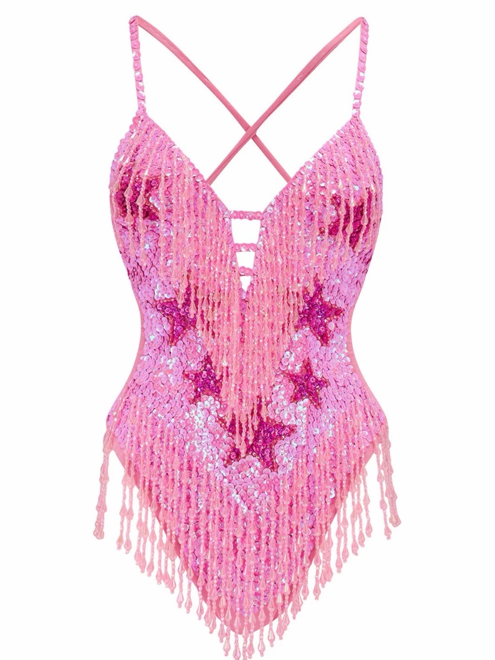 Easy Tiger Pink Star Gazer Bodysuit